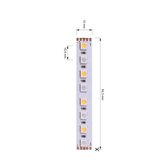 KapegoLED Flexible LED stripe, 5050-96-24V-RGB+6200K-5m, RGB + coldwhite, constant voltage, 24V DC, power / power consumption: 115,00 W / 115,00 W, length: 5000 mm, EEC: A, IP20