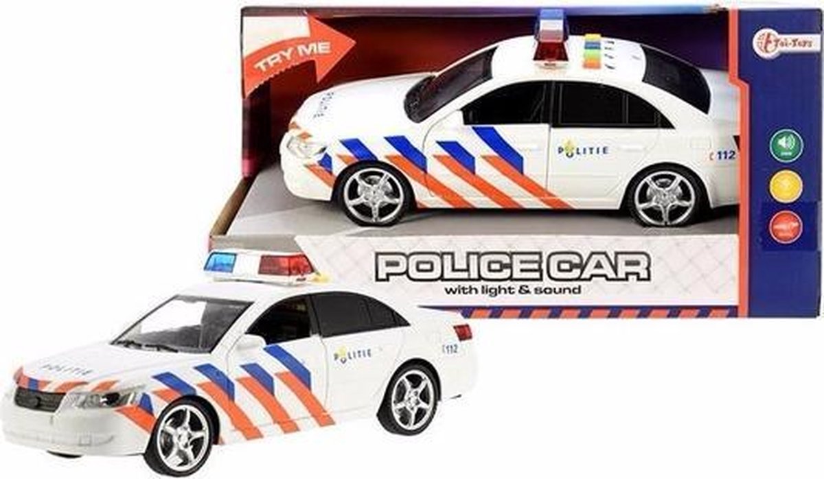 opvolger In het algemeen Mammoet Speelgoed politie auto met licht en geluid 22 cm - Speelgoed voertuigen |  bol.com