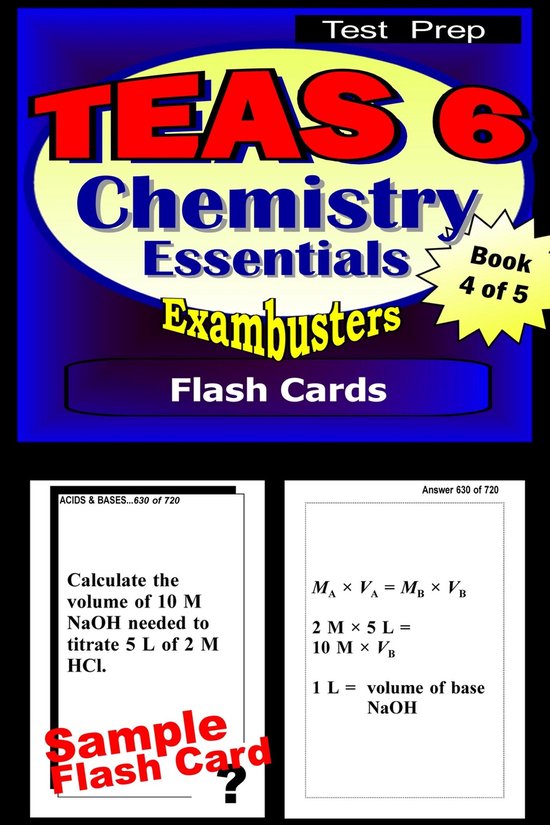 Exambusters TEAS 6 4 - TEAS 6 Test Prep Chemistry Review--Ex ... - cover