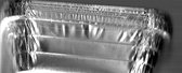 Bewaarbakje 14x19 cm aluminium 25 stuks