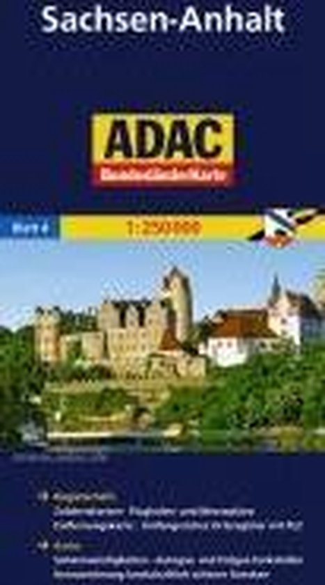 ADAC BundesländerKarte Deutschland 04. Sachsen-Anhalt 1 : 2 ... - cover