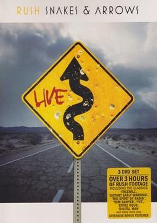 Cover van de film 'Rush - Snakes And Arrows Live'