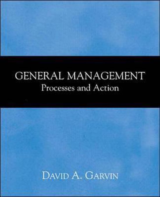 General Management, David A. Garvin 9780072432411 Boeken