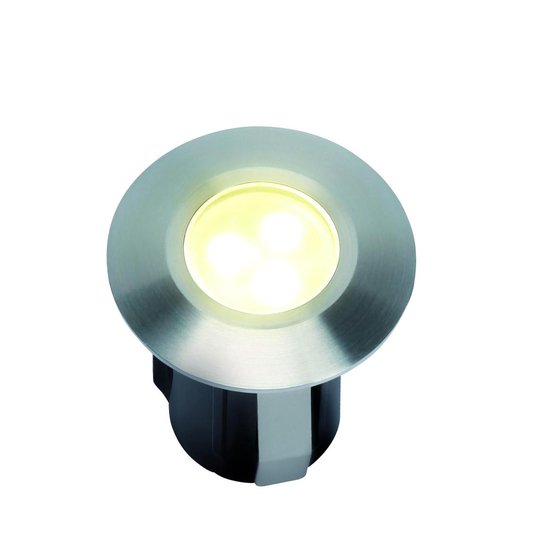 Garden Lights: Alpha Grondspot Warm White 12 Volt - Zilvergrijs