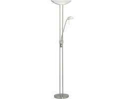 EGLO Baya Vloerlamp - R7S/G9 - 180 cm - Grijs/Wit - Dimbaar
