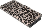 Luipaard hoesje kunstleer iPhone SE (2020)/ 8/ 7