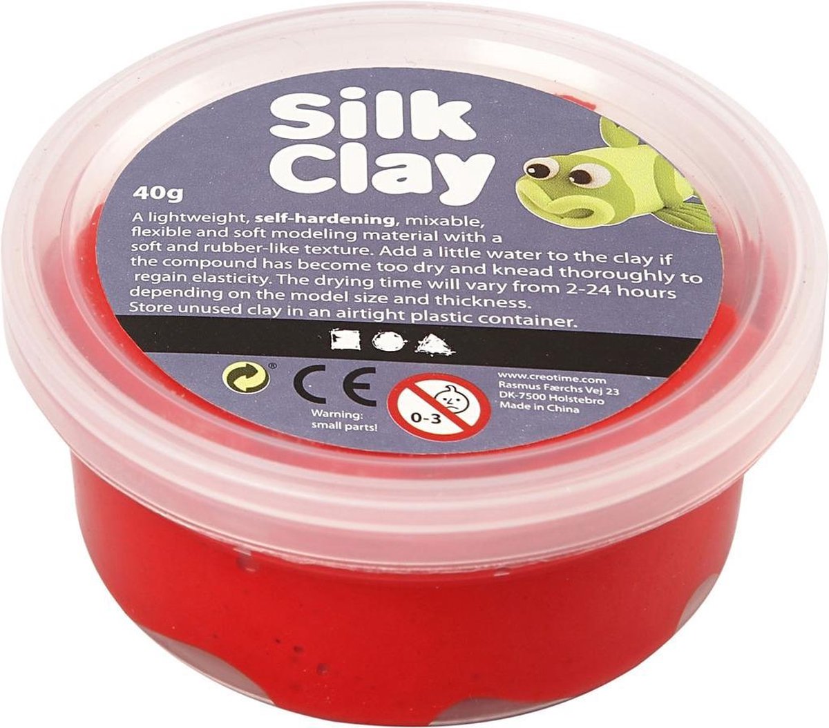 Silk Clay rood 40gr