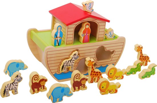 Houten Speelgoed | Pre-School - Houten Noah's Ark | bol.com