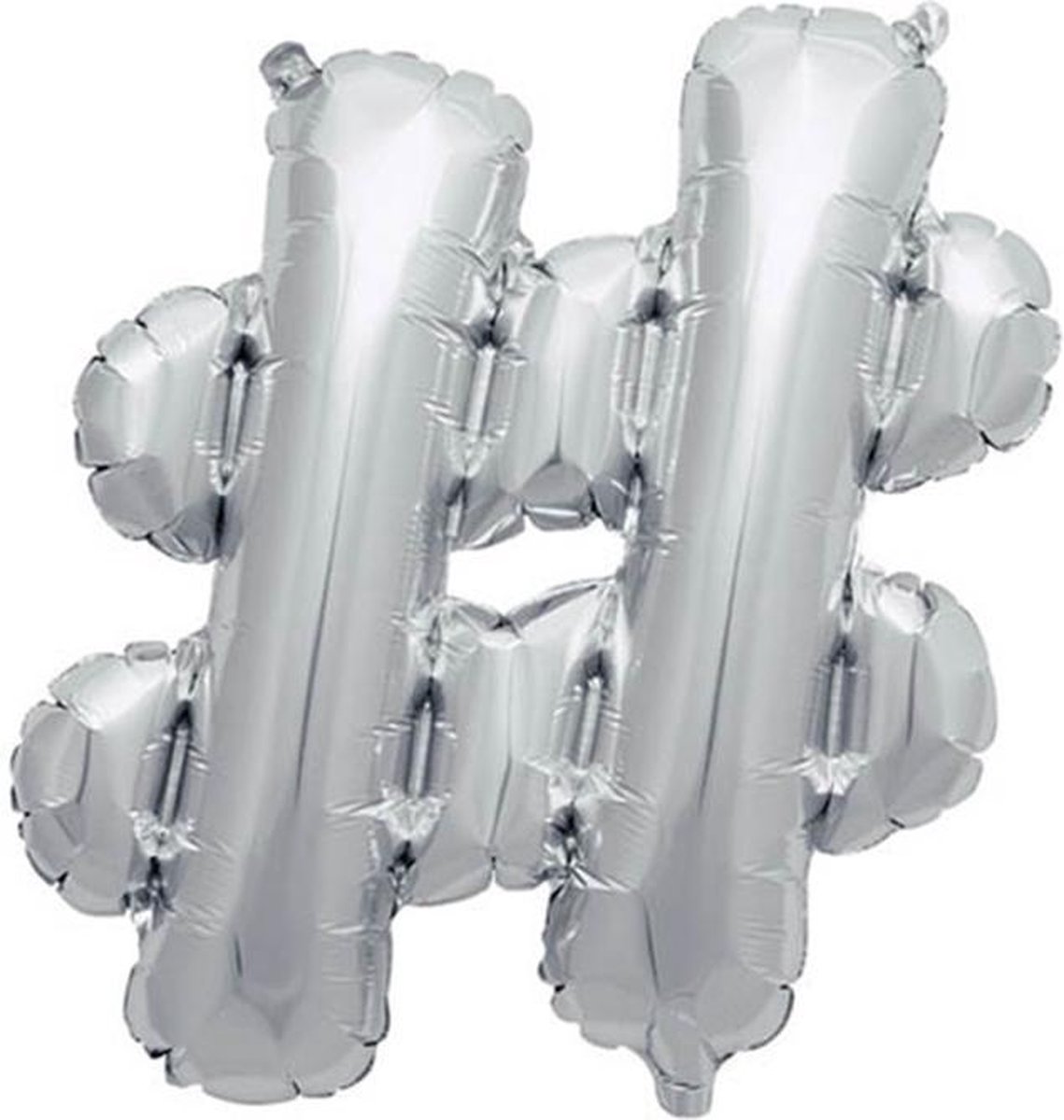 Symbool # Zilver Lucht 86cm