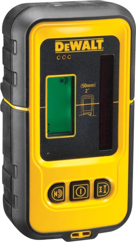 LasGoo LG-REC01 Laserempfänger für Linienlaser, Dual-LCD-Display, Grün- und Rotlaserstrahlen-Detektor, Reichweite bis 50m, integrierter Akku, Klemme enthalten