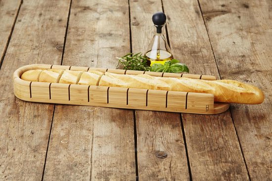 kans voorwoord Onophoudelijk Point-Virgule Snijplank - Voor Stokbrood - Bamboe | bol.com