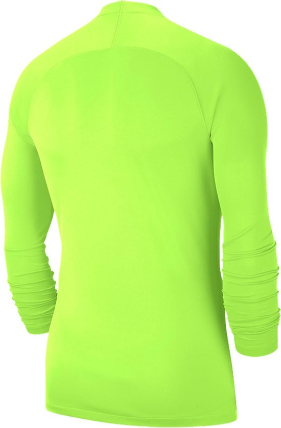 tekort Slager Vervloekt Nike Park First Layer Shirt Lange Mouw - Fluogeel | Maat: L | bol.com