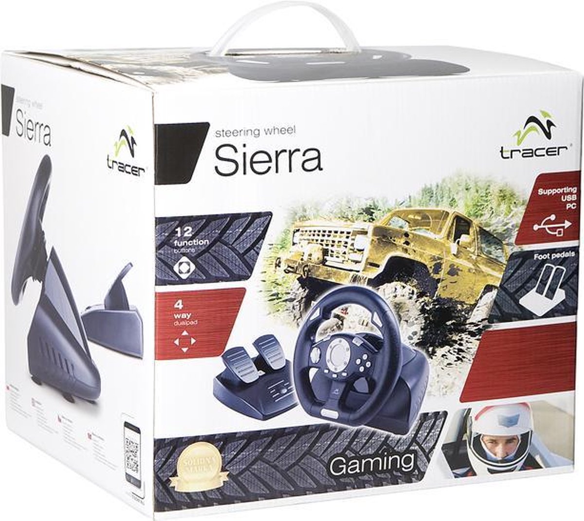 Tracer - PC Gaming Stuurwiel Sierra - Met een racegame | bol.com