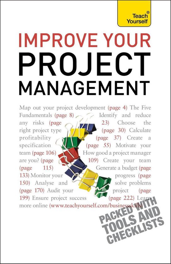 Improve Your Project Management: Teach Yourself - cover