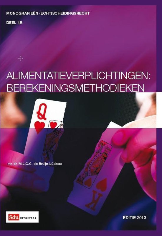 Alimentatieverplichtingen 4B Berekeningsmethodieken - cover