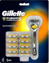 Gillette Fusion ProShield Scheersysteem met 9 Navulmesjes