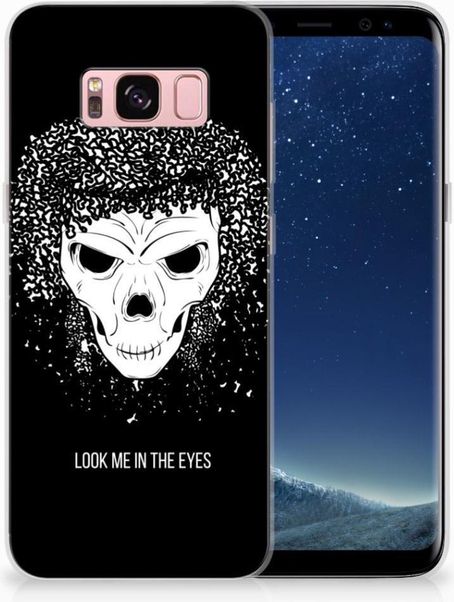 Silicone Back Case Samsung Galaxy S8 Skull Hair