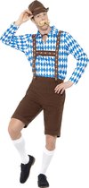 SMIFFYS - Blauw en bruin Beiers kostuum voor volwassenen - XL