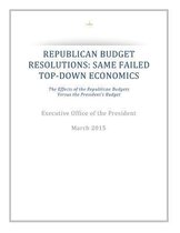 Republican Budget Resolutions