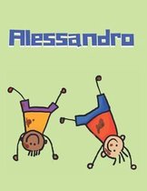 Alessandro Personalized Sketchbook Journal Notebook