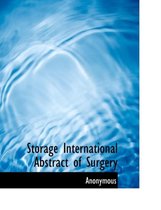 Storage International Abstract of Surgery