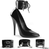 Devious Hoge hakken -40 Shoes- DOMINA-434 Paaldans schoenen Zwart