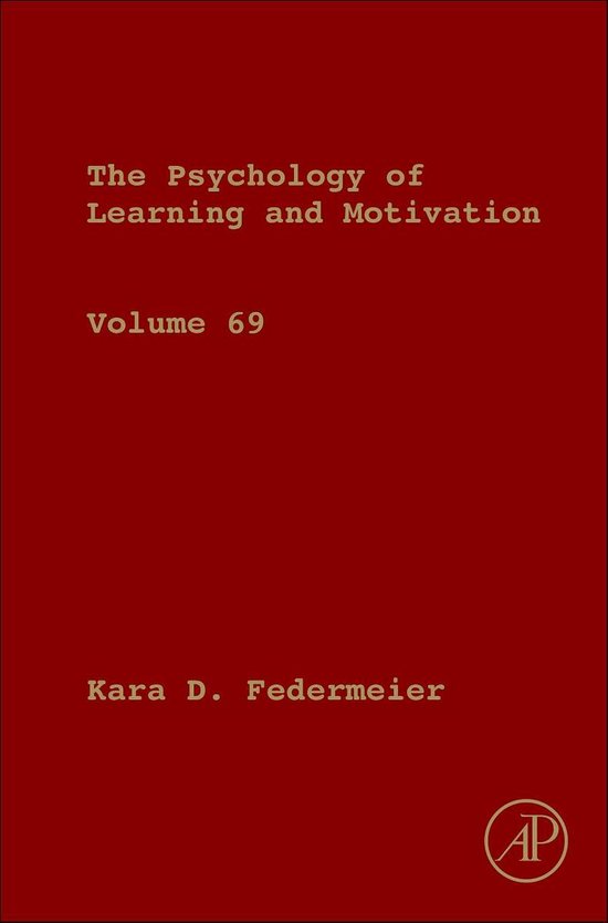 Psychology of Learning and Motivation 69 - Psychology of Lea ... - cover
