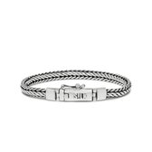 SILK Jewellery - Zilveren Armband - Zipp - 345.21 - Maat 21,0