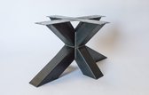 New Mexico | Stalen salon matrix poot | koker 10x10 | stalen onderstellen| industriele tafels| matrix poten| 3D poten| twist poten| stalen salontafel