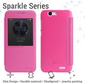 Nillkin Leather Case Huawei Ascend G7 (Sparkle Series Pink)