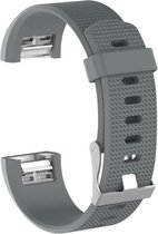 Merkloos Siliconen bandje - Fitbit Charge 2 - Grijs - Small