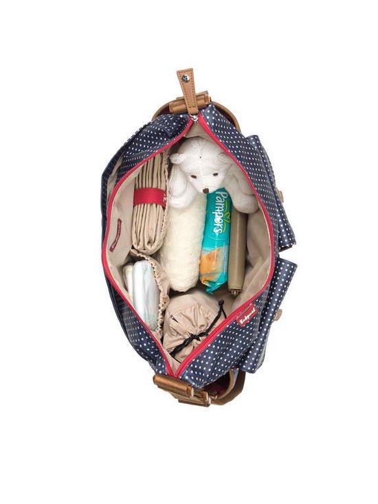 Babymel Luiertas Frankie 34x37x16cm - Blauw van Babymel — afbeelding 4