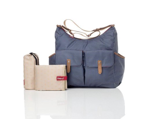 Babymel Luiertas Frankie 34x37x16cm - Blauw van Babymel — afbeelding 2