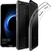 Transparant Tpu Siliconen Backcover Hoesje Huawei Honor 7X