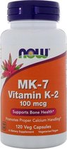 MK-7 Vitamin K-2 - 100 mcg (120 Vegetarian Capsules) - Now Foods