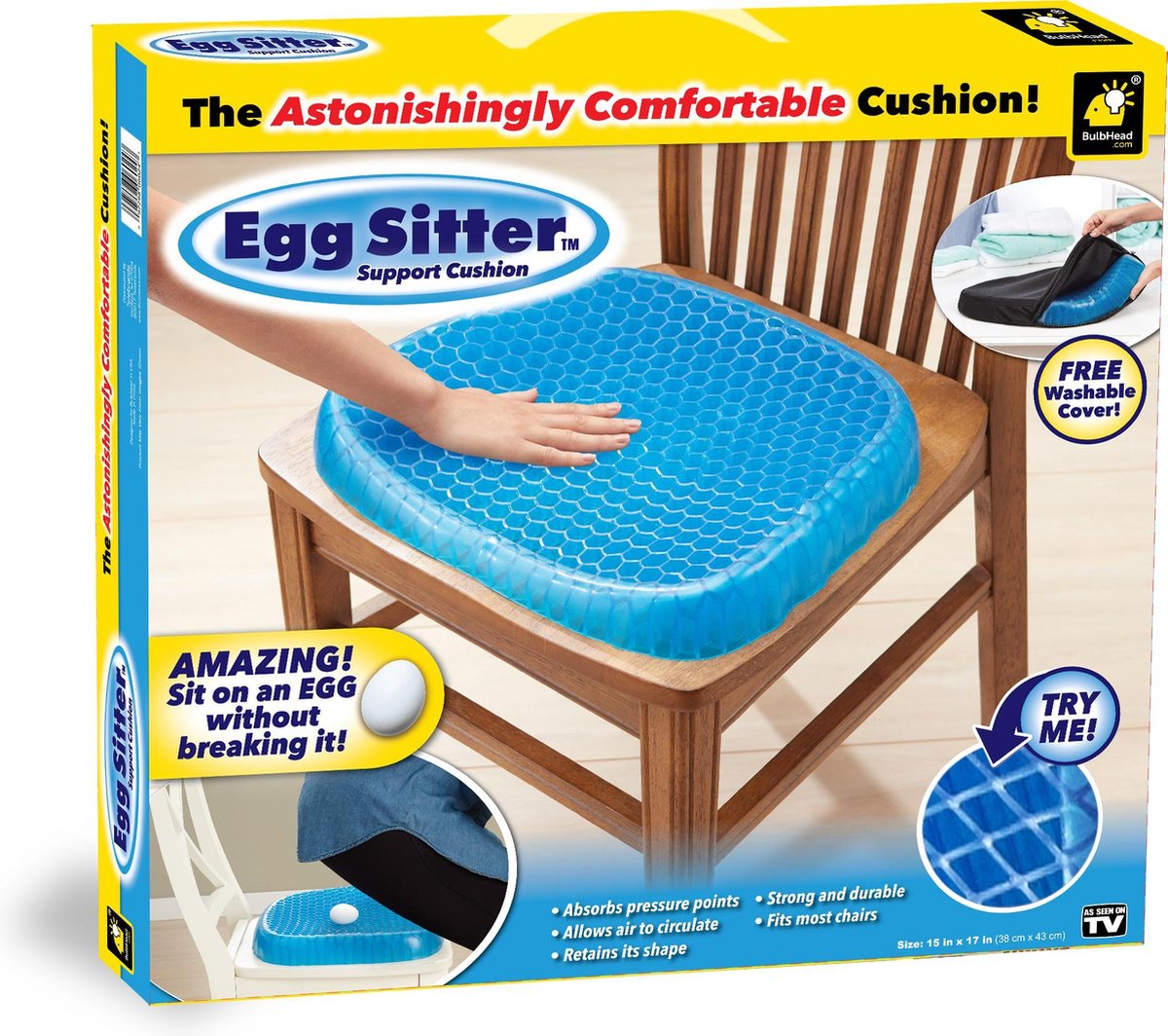 Egg Sitter Support Cushion  BulbHead – BulbHead International