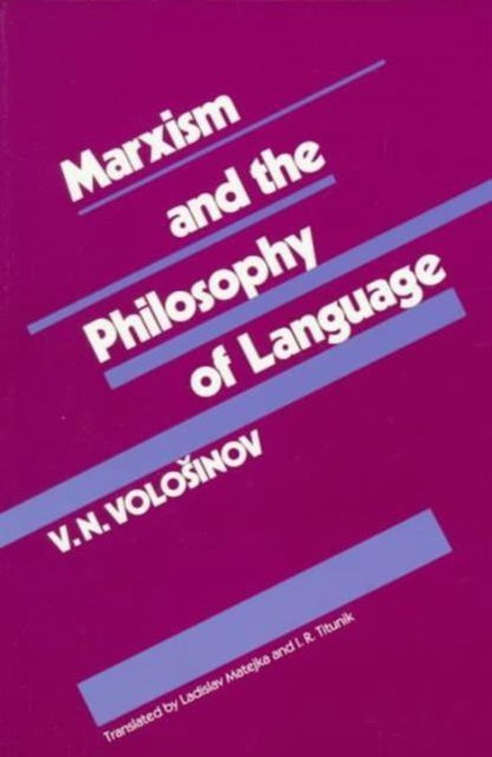 Marxism & the Philosophy of Language - cover