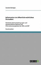 Information im oeffentlich-rechtlichen Fernsehen