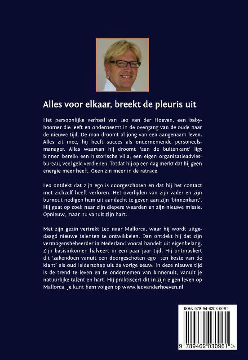 Opstaan in het donker - back cover