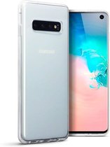 HB Hoesje Geschikt voor Samsung Galaxy S10 - Siliconen Back Cover - Transparant