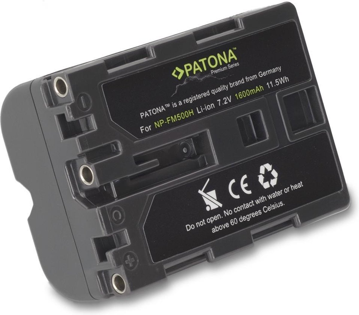 1167 Patona PREMIUM Accu Batterij Sony NP-FM500H - 2040mAh
