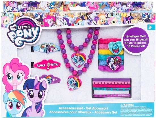 elke keer Middelen Behoefte aan 18x My Little Pony haaraccessoires/sieraden set voor meisjes | bol.com