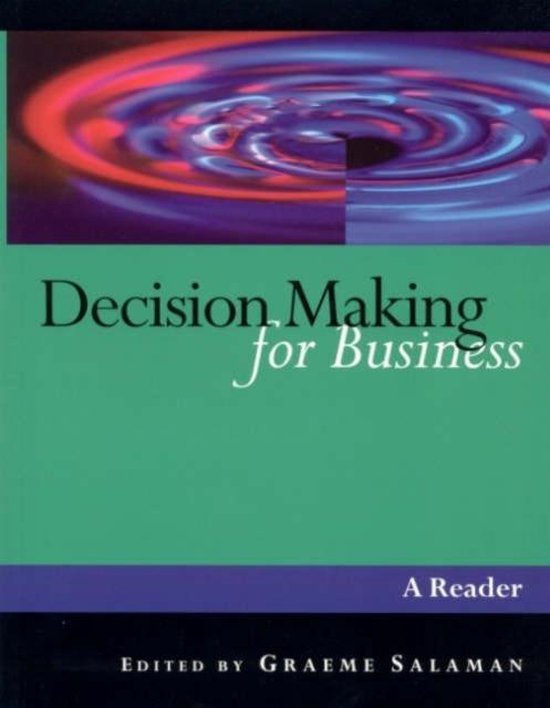 Published in Association with The Open University- Decision  ... - cover