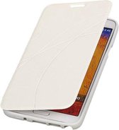TPU Wit Samsung Galaxy Note Neo bookcase Telefoonhoesje Lijn Motief