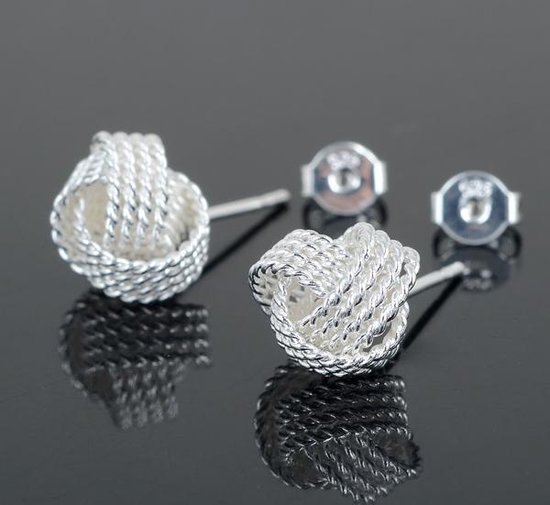 24/7 Jewelry Collection Knoop Oorbellen 3D Stud - Knopjes - Minimalistische  Bolletjes... | bol.com