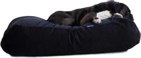 De onze Ladder visueel Dog's Companion - Hondenkussen / Hondenbed Zwart Ribcord - XL - 140x95cm |  bol.com