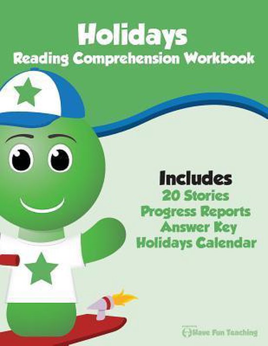 Holidays Reading Comprehension Workbook - cover