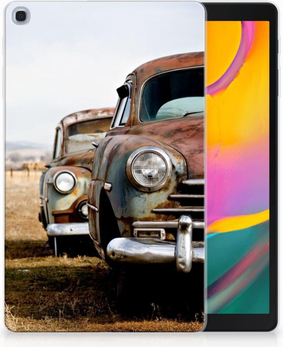 Samsung Galaxy Tab A 10.1 (2019) Tablet Backcover met foto Vintage Auto