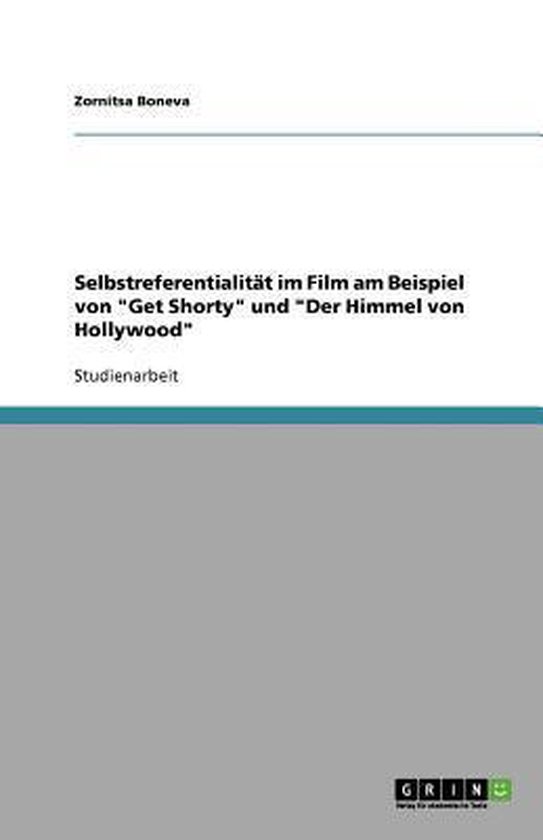 Selbstreferentialität im Film am Beispiel von "Get Shorty"  ... - cover