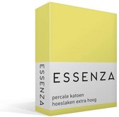 Essenza - Hoeslaken - Percale katoen - 90x220  - Canary Yellow